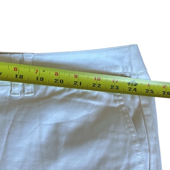 J Jill  cotton shorts, NWT,sz 28W, white ,elastic side waist band,coastal,beach - Picture 8 of 13